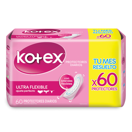 Protector Diario Kotex Ultra Flexible X 60 Unidades